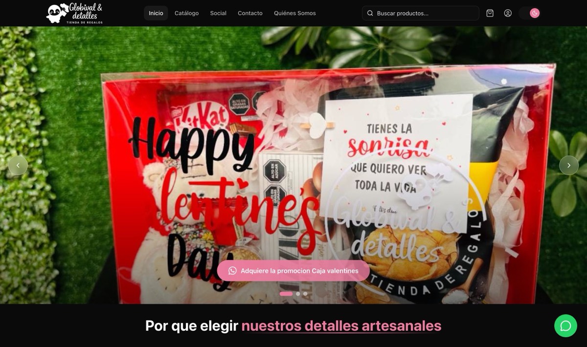 Captura de Globival Detalles